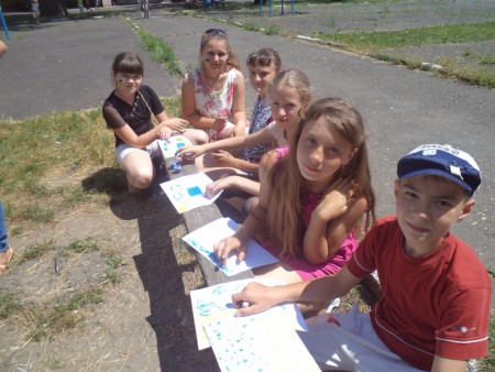 Малюнок :" Моя Україна"